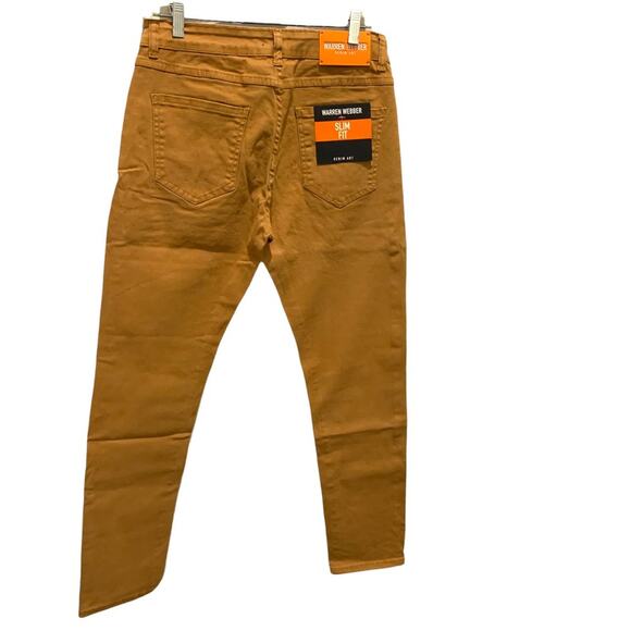 Warren Webber tan brown jeans  Size 31”waist 28.5” inseam - Picture 3 of 8